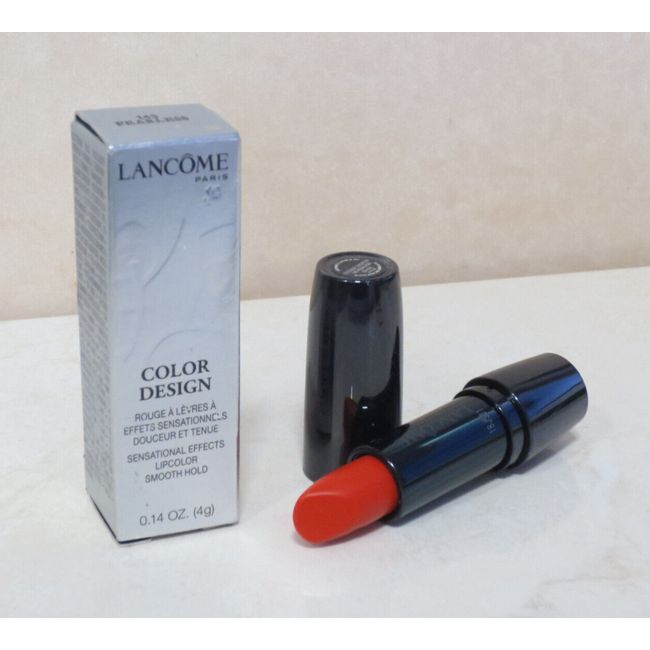 LANCOME COLOR DESIGN LIP COLOR 145 FEARLESS 0.14 OZ BOXED