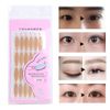 70 Pairs Invisible Double Eyelid Sticker Eyelid Sticker Glue-Free Self Adhesive Double Lasting Eyelid Sticker Makeup Tool Droopy Eyelid Stickers(Half Round Shape)