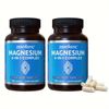 2x Magnesium Complex Supplement Magnesium Glycinate Citrate Malate Oxide Aquamin