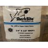 SHARKBITE - BRASS 3/4"x 3/4" MNPT STRAIGHT CONNECTOR PUSH-FIT FITTING - U134LFA