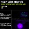 V3 Version 385-395nm Black Light UV Flashlight for Professional/C