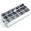 (4) Chrome Plastic A/C Vent for 2000-2005 Peterbilt Models 357, 378, 379, 385