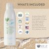 Aloe Up White Sunscreen Continuous Spray SPF 50 - Gentle Sunscreen Spray Face with Aloe, Non-Greasy Face Sunscreen Spray for Face & Body, Paraben-Free & Cruelty-Free Sunscreen Face Spray - 5.5 Fl. Oz.