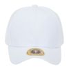 Curve Bill Adjustable Baseball Cap, White
