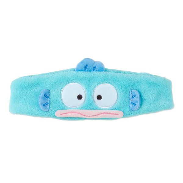 Sanrio 986224 Sanrio Hair Band Hair Turban Headband, Green, Hangyodon, Facial Cleansing, Makeup, One Size Fits Most, Girl, Character