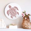 Sea Turtle Decal & Art - Turtle Stencil