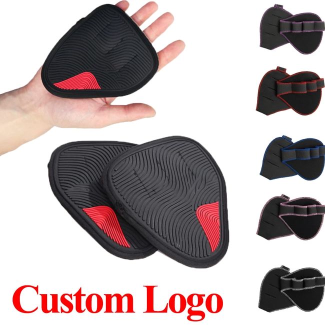Fitness Weight Lifting Glove Weightlifting Rubber Grip Pad Gym Workout  Lifting Grips Powerlifting Palm Protection