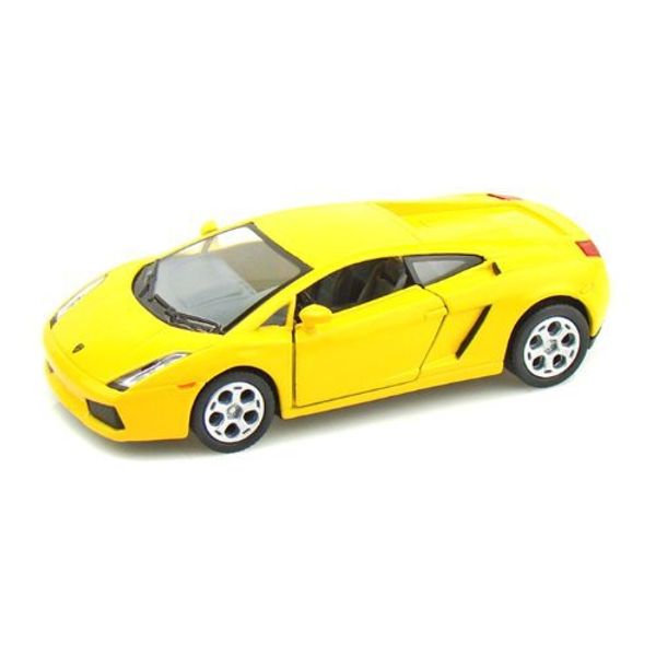 KiNSMART Lamborghini Gallardo 1:32 Scale Yellow Die Cast Metal Model Toy Sports Car