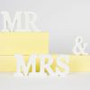Sass & Belle MR & MRS Holz Buchstaben Einheitsgröße weiß