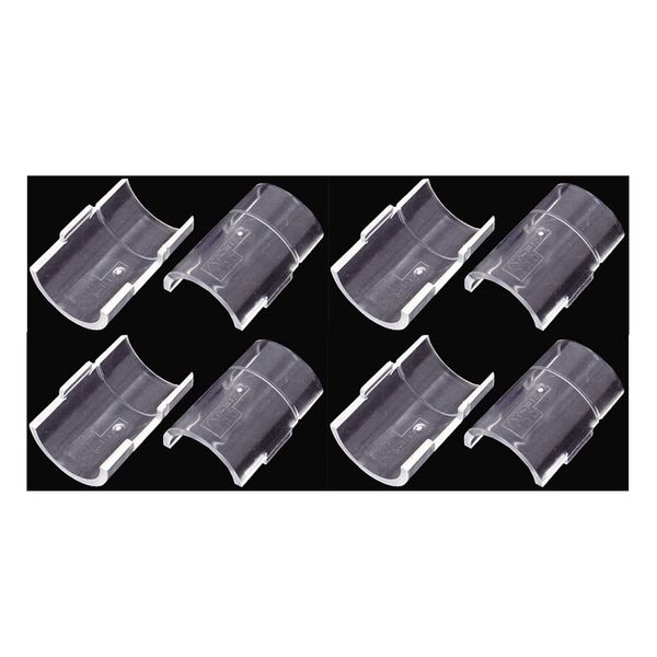 Elector Basic Series B9985TC Tapered Sleeve for Collars, Clear (4 Pairs)