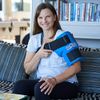 Soft Gel Shoulder Ice Wrap By Cool Relief (Blue Color)