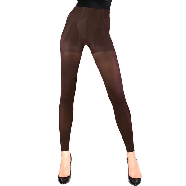 ENYA-KARIN Italian Cute Joy Compression Leggings, Hip Lifting Girdle Function, Beautiful Leg Spats, Pelvic Stability, Shape-Up, Lower Body, Comfortable Correction, Health Care, Leg Lengthening Effect, Marone