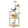 Large Cat Tree 68.9" Tall Cat Tower Multi-level Cat Condo Indoor Play House
