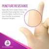 Dynarex Sterile Disposable Latex Surgical Gloves, Powder-Free, Sterilely Packaged in Pairs, Professional Medical and Healthcare Use, Veterinary Clinic, Bisque, Size 8.5, 1 Box of 50 Pairs of Gloves
