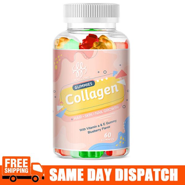 Collagen Vitamin Gummies for Hair, Skin, and Nails, Premium Collagen Supplement