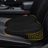 Kingphenix Memory Foam Wedge Car Seat Cushion for Sciatica Relief Black
