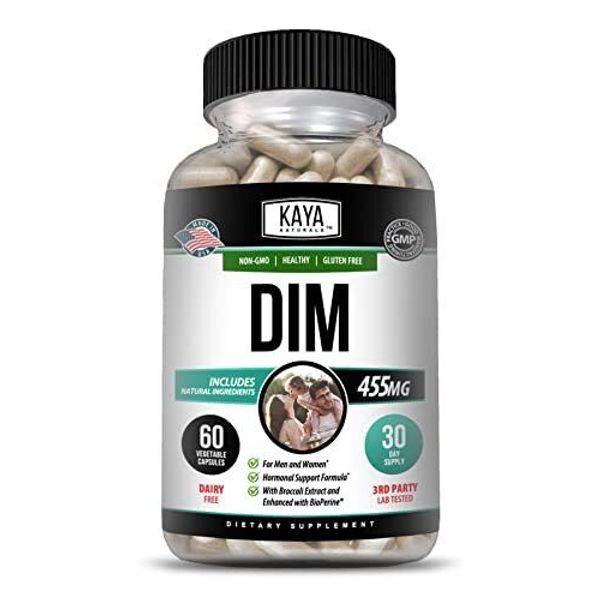 Kaya Naturals DIM Ultra (60 Capsules) | DIM Supplement for Women and Men |