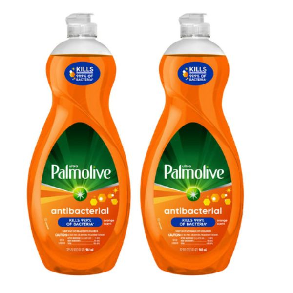 Palmolive Dishwashing Liquid Dish Soap Detergent 32.5 oz 2 Pack Degreaser
