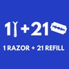 Lovyc Razor with 20 Replacement Shaving Blades – Grooming Kit Men (6-Pack)