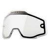 100% MÁSCARAS RC1/AC1/ST1 Replacement - Dual Pane Vented Clear Lens