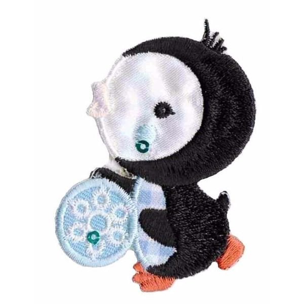 HKM 10233224 Appliques, Light Blue/Black, One Size