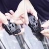 Motorcycle Windshield Aluminum Alloy Clip Compatible with Insta360 X4 Black