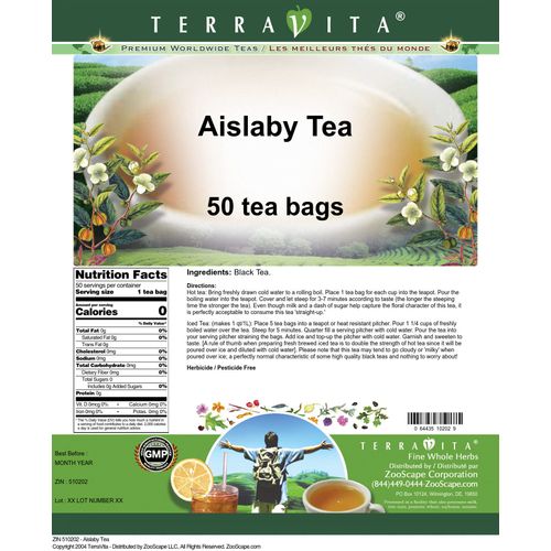 Aislaby Tea (50 tea bags, ZIN: 510202)