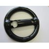 DIXIETREE Replacement GameOn Wii/MotionPlus Compatable Black Racing Steering Wheel for Controller