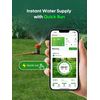 4-Zone Smart Lawn Sprinkler Controller Irrigation System Watering Schedule Timer