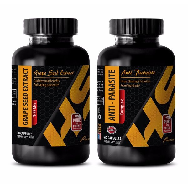 Antioxidant vitamins - GRAPE SEED EXTRACT - ANTI PARASITE COMBO 2B - grape seed