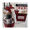 AGD Christmas Decor - Shaker Jar Countdown Calendar Booth Tier Tray 3pc Set