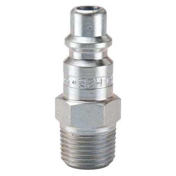 Parker H2F Coupler Plug, Steel, 1/2 in. Pipe, 110 CFM