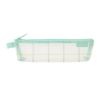 Midori 41846006 Pen Case, Mesh, Checkered Pattern, Green