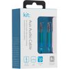 Kit 3.5 mm 1 m Aluminium Aux Audio Cable - Blue
