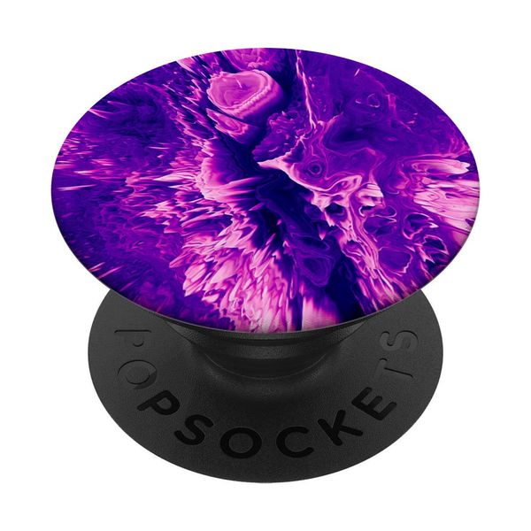 Blue Pink Violet Pattern AEH193 PopSockets PopGrip: Swappable Grip for Phones & Tablets