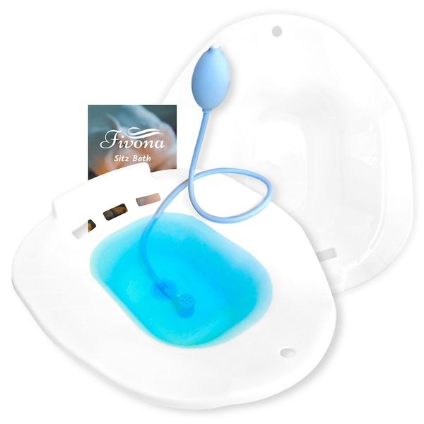 Yoni steam Tub | Sitz Bath Seat Kit with Hand Flusher | Vaginal Steam Stool