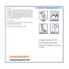 CHAMPION Self-Adhering Elastic Bandage Adjustable Wrap, Beige, Universal, 4 Inch Wide