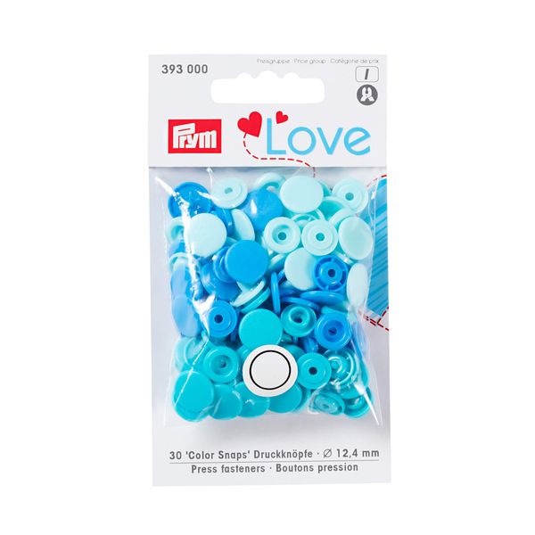 Prym Fasteners, Blue, 12,4 MM