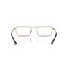 Ray-Ban RX6541 Emy Rectangular Prescription Eyewear Frames, Gold/Demo Lens, 56 mm
