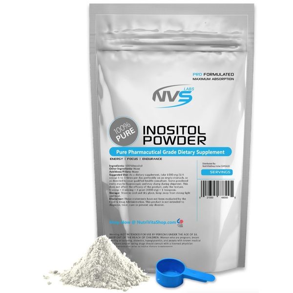 5.5lb (2500g) NVS 100% PURE INOSITOL POWDER