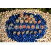 KNOBSWORLD 30 Mix Vintage Look Flower Ceramic Knobs Door Handle Cabinet Drawer Cupboard Pull