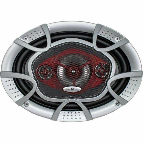 SoundXtreme 6x9 4-Way 520W Car Audio Speakers + 2X Audiotek S1 6x9 Car Van Truck Speaker Box