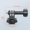 VRIG Gopro Mount, Cold Shoe Conversion Adapter, 1/4" Screw Hole, Cold Shoe Mount, 3 Knobs, Camera Tripod Mount, Lightweight Design, Multi-functional, Action Camera Mount, Universal Adapter,