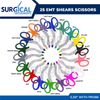 25 EMT Shears Scissors Bandage Paramedic EMS 5.50" with Probe - Assorted German