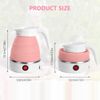 Flintronic Foldable Kettle Water Bottle Pink