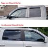 Outside Mounting Window Vent Visor Rain Guard Deflector for 2014-2019 Kia Soul