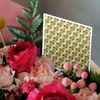 3dRose, Cream White Calla Lily Repeat Pattern, 6 Greeting Cards with envelopes