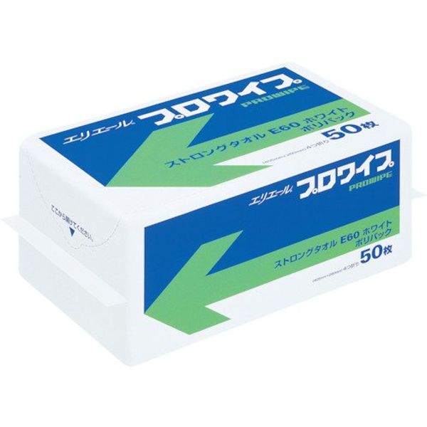 Eli Yale Professional Wipes sutorongutaoru E60 White Poly Pack 50 Piece