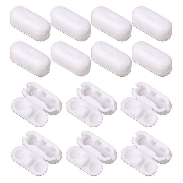 Replacement Plastic Blind Pull Cord Connector Clips - Plastic Chain Roller, Roman, Vertical (10)