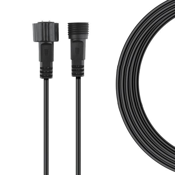 6ft Waterproof Extension Cable For Solar Outdoor String Lights/Solar Strip Light
